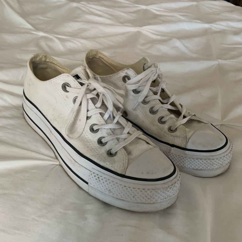 Platform low top converse